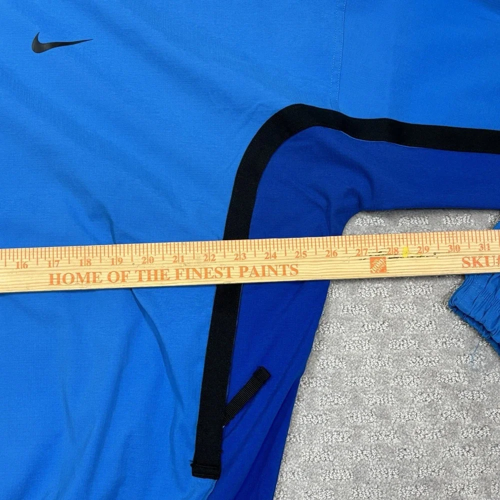 Nike DNA Just Do It Woven Basketball Full-Zip Jacket Mens L Oversized Blue $115